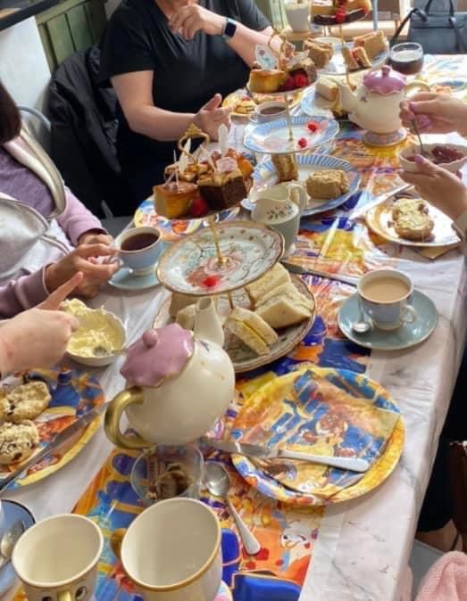 themed beauty and the beast afternoon tea at arty boat