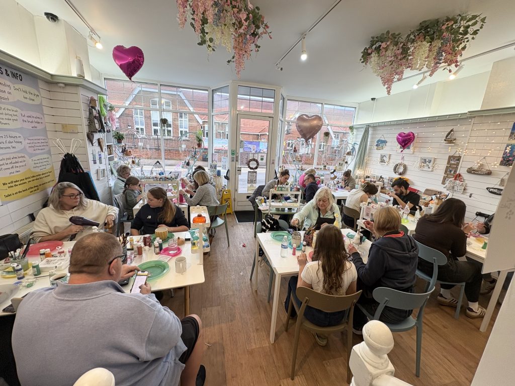 Indoor creative activity near Devon Cliffs Holiday Park