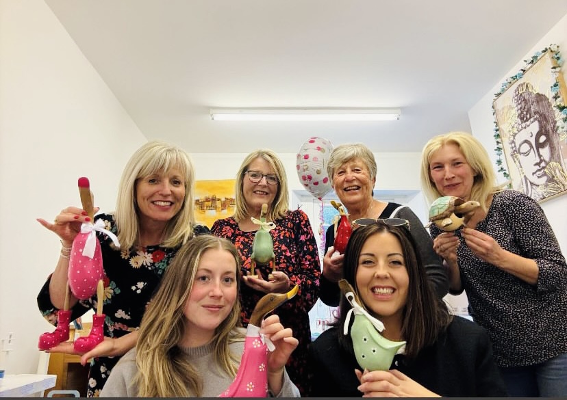 Signature Wooden Duck Painting Experience near Devon Cliffs Holiday Park in Exmouth