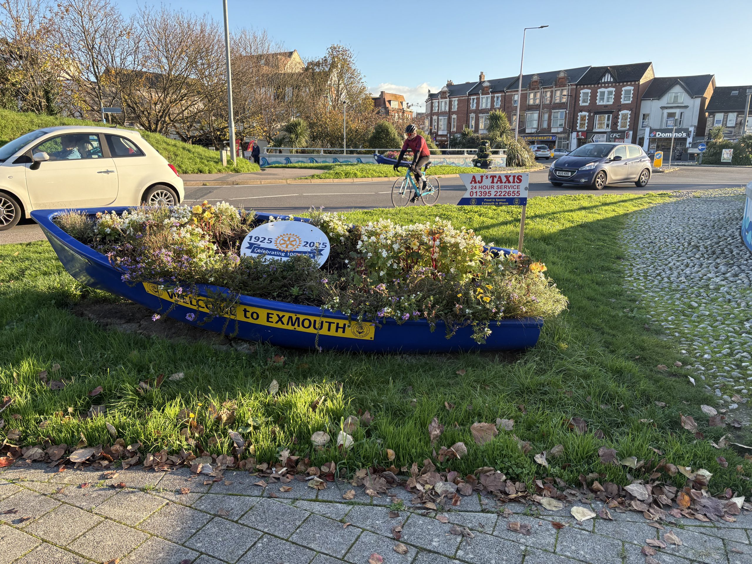Exmouth town centre shops near train station