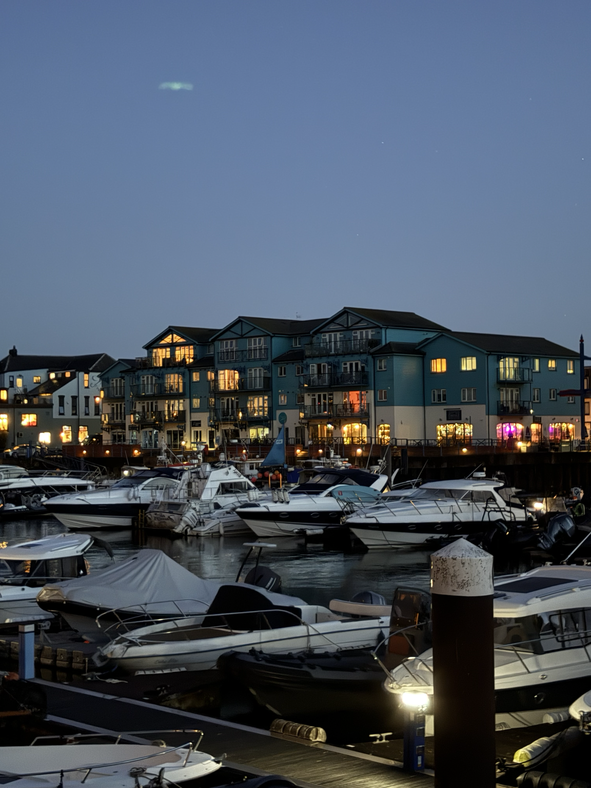 Boats in Exmouth Marina on the Exe Estuary in Devon