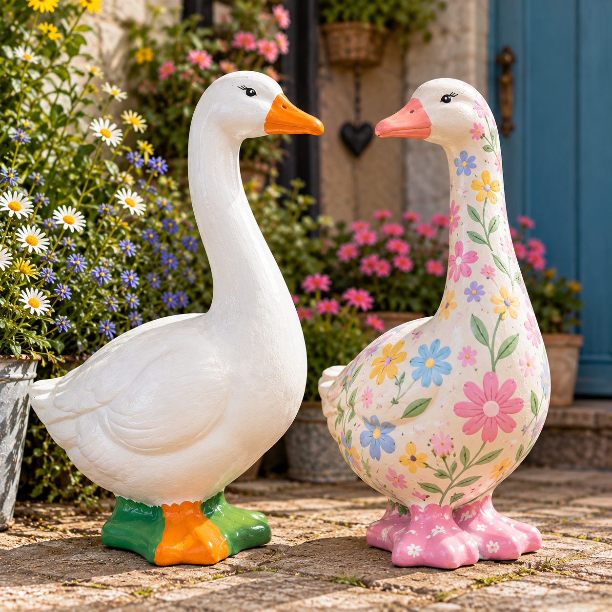 Glenda Goose giant paint your own garden goose at Arty Boat in Exmouth