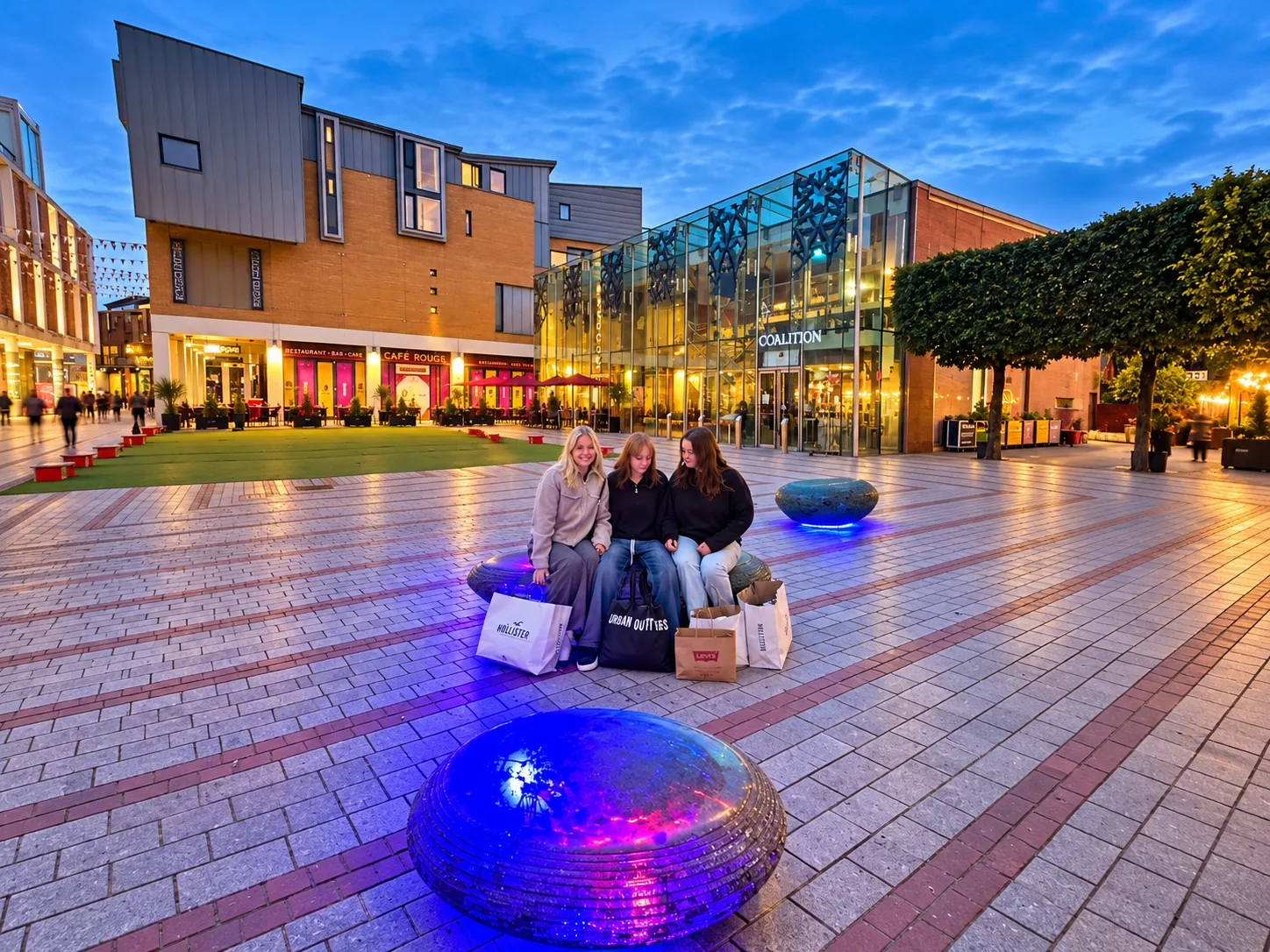 Princesshay shopping centre in Exeter, Devon