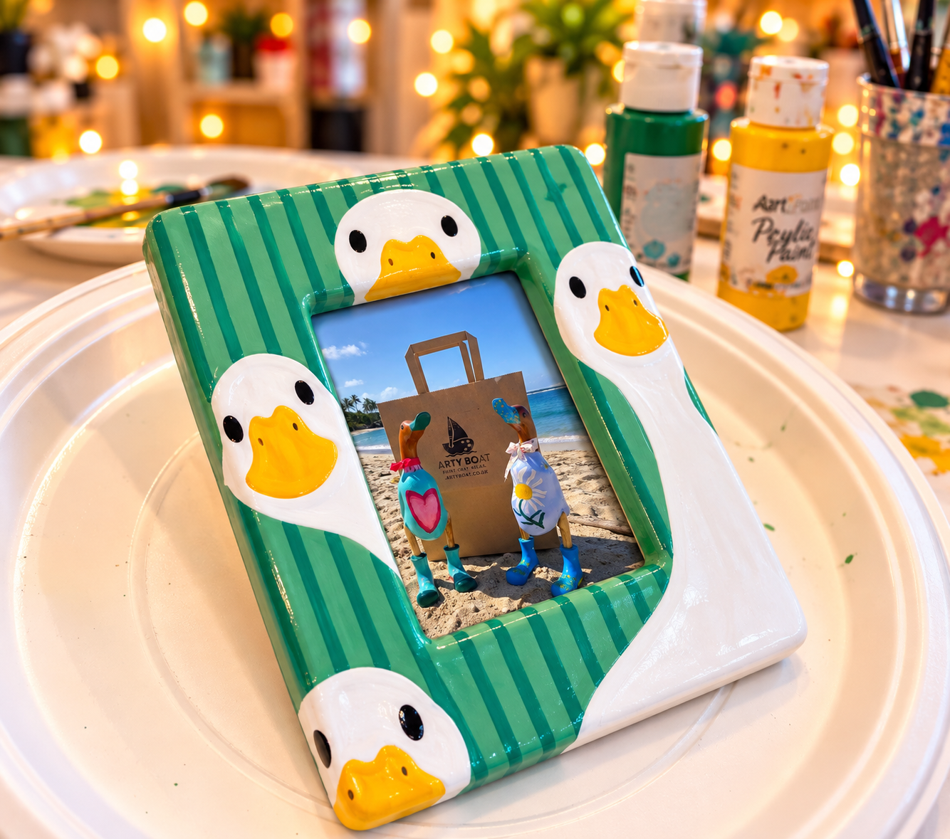 Paint your own pottery figurine kit from Arty Boat