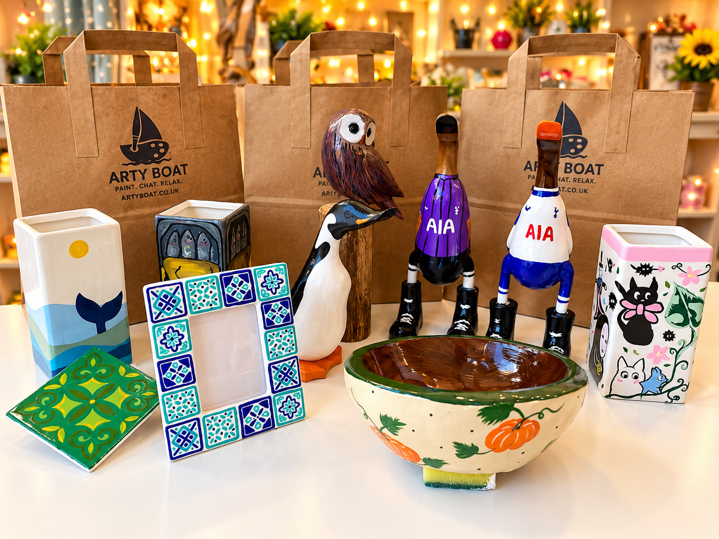 Paint your own pottery kit